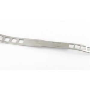 ABAISSE-LANGUE DE BRUENING EN ACIER INOX - fenêtré