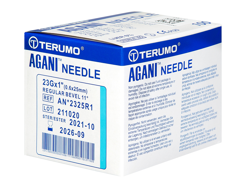 HYPODERMIC NEEDLES TERUMO AGANI 23Gx1" - 0