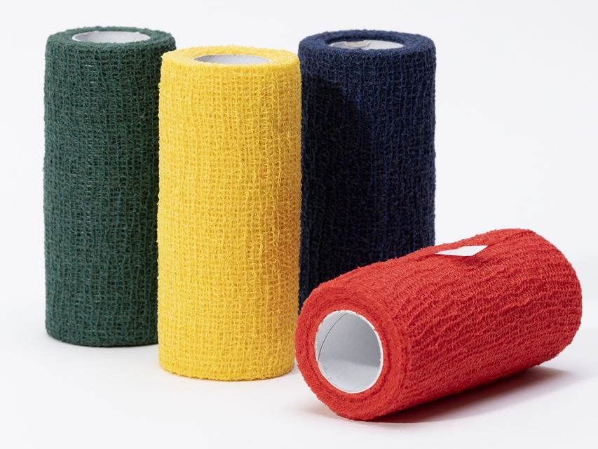 COLORED COHESIVE TAPE 4 m x 10 cm - mixed colors