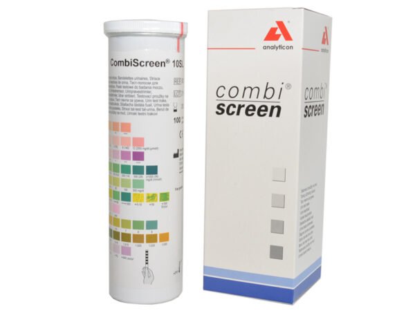 Combi Screen 10sl Plus Urine Test Strips - 10 Parameters - NIMEDIX MEDICAL