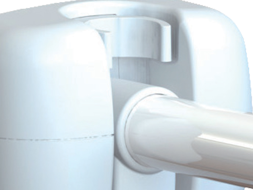 BARRE PLIANTE EN FORME DE "U" EN ACIER REVETUE DE POUDRE - 70 cm