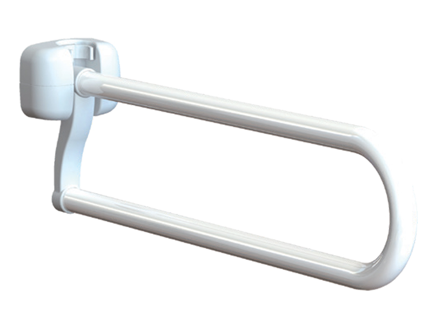 BARRE PLIANTE EN FORME DE "U" EN ACIER REVETUE DE POUDRE - 70 cm