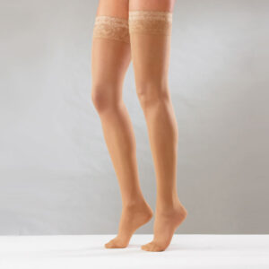 BAS AUTOFIXANTS - S - compression moyenne - beige