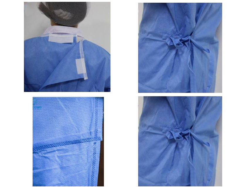 SURGICAL BLOUSES 40 g/m2 140x160 cm - size XXL - non-sterile