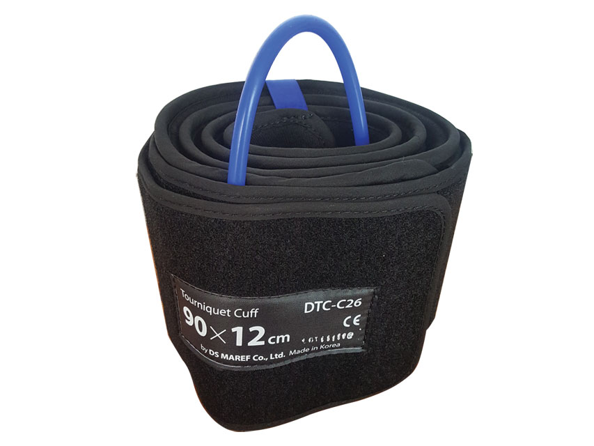 CUFF MONO CONE ANTI-PINCH 90x12 cm - thigh L - blue - spare
