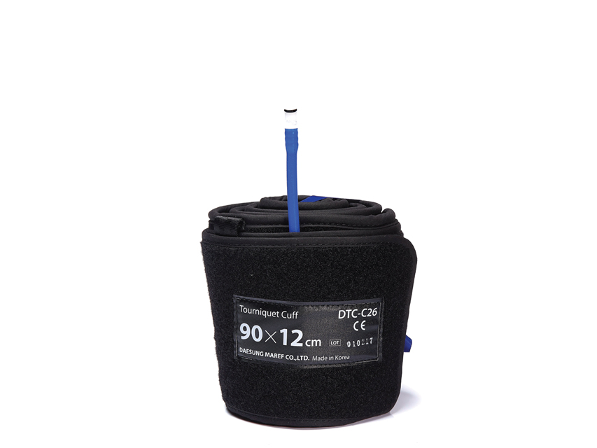 CUFF MONO CONE ANTI-PINCH 90x12 cm - thigh L - blue - spare