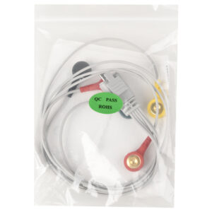 CÂBLE DÉRIVATIONS ECG - 5 électrodes de type à bouton - optionnel pour 54300