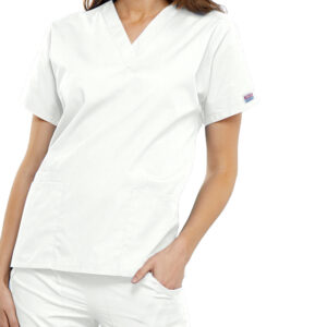 CASAQUE À COL EN V CHEROKEE ORIGINALS - femme S - blanc