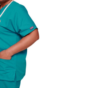 CASAQUE À COL EN V CHEROKEE ORIGINALS - femme XS - bleu sarcelle