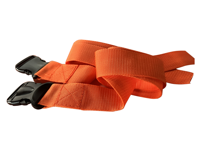 CEINTURE DE SÉCURITÉ 1 pièce - polypropylène orange - boucle en plastique