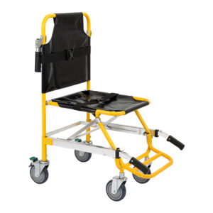 CHAISE D'ÉVACUATION MONTE-ESCALIERS GIMA - pliable - jaune/noir