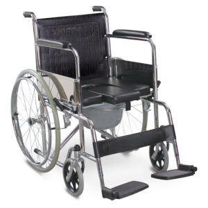 WHEELCHAIR commode - folding