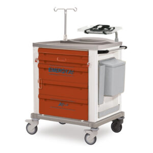 CHARIOT D'URGENCE ACIER PEINT - standard