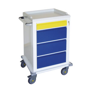 CHARIOT MODULAIRE acier peint avec 1+3 tiroirs