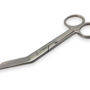 CISEAUX À BANDAGE EN ACIER INOX avec clip ceinture - 14 cm