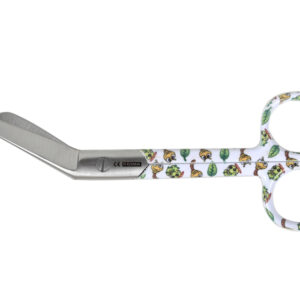 CISEAUX À BANDAGE EN ACIER INOX - chenille - 14 cm