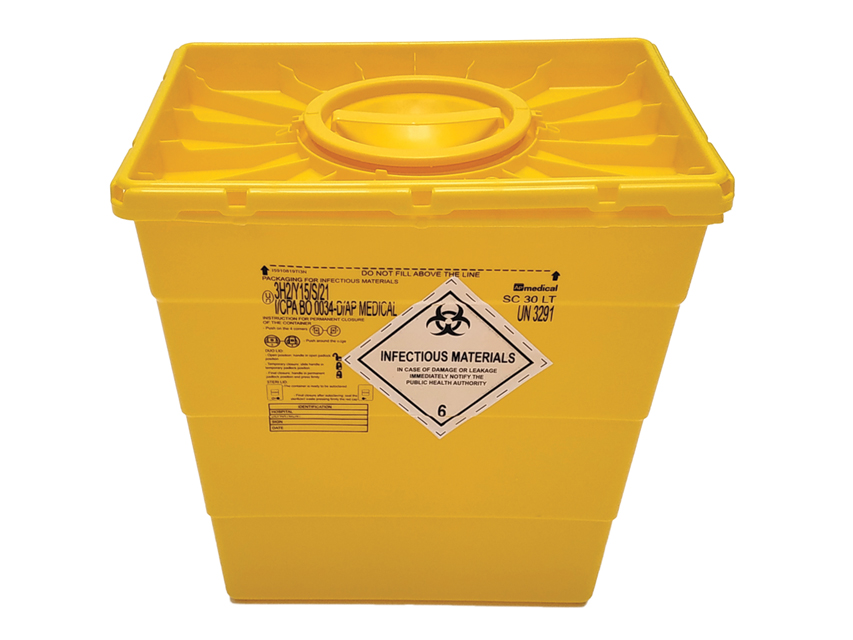 SPECIAL WASTE COLLECTOR 30 L - double lid