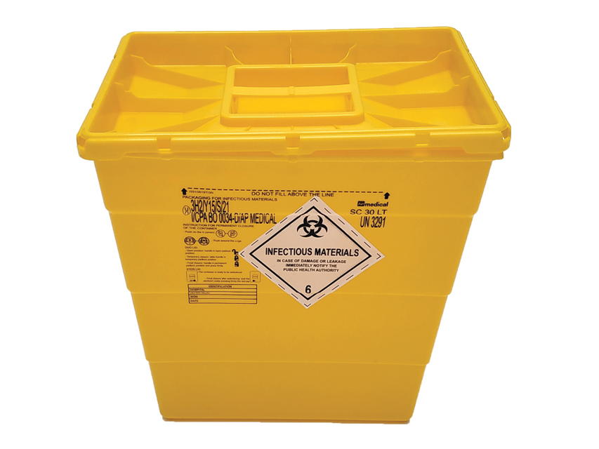 SPECIAL WASTE COLLECTOR 30 L - single lid
