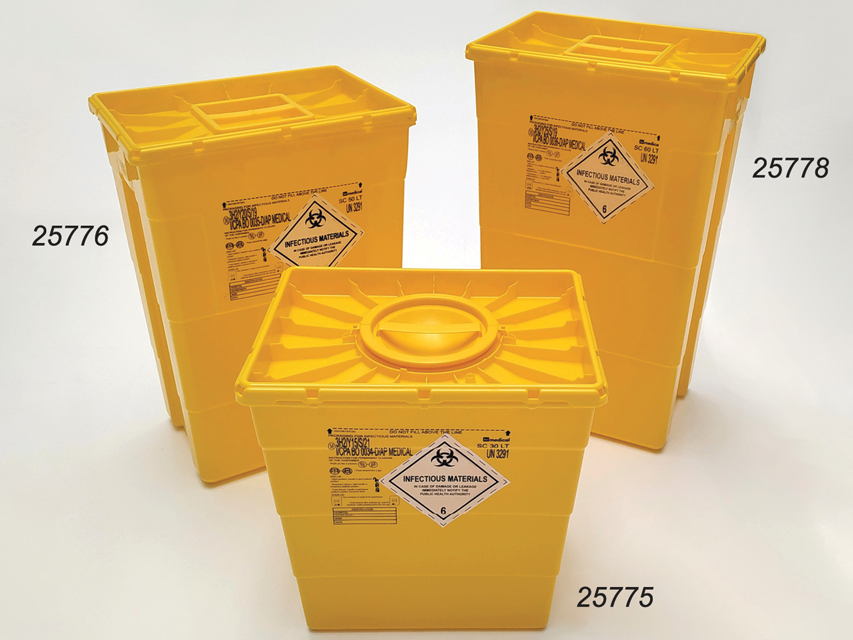 COLLECTEUR DÉCHETS SPÉCIAUX 50 L - couvercle simple