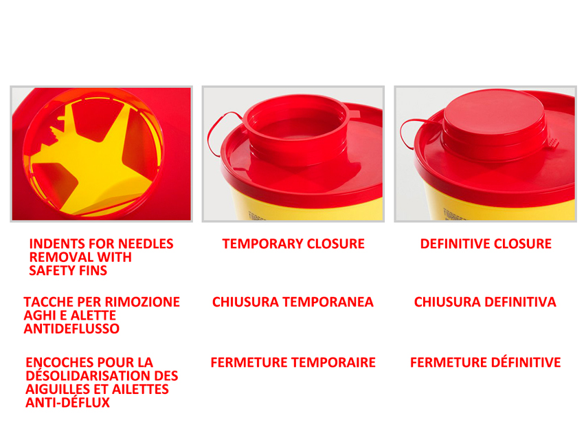 NEEDLE CONTAINER PBS SERIES - 5 l