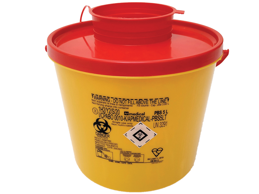 NEEDLE CONTAINER PBS SERIES - 5 l