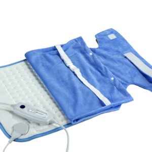 COUSSIN CHAUFFANT AVEC COUVERTURE - gris/bleu ciel