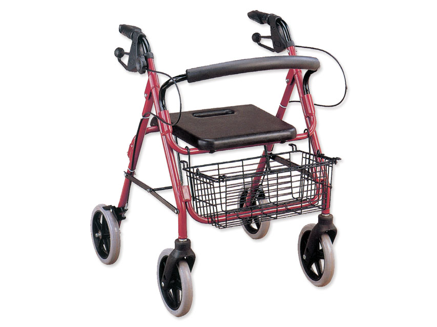 WALKER WITH WHEELS COMFORT WITH SEAT