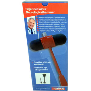 DEJERINE COLORÉ - marteau neurologique - rouge