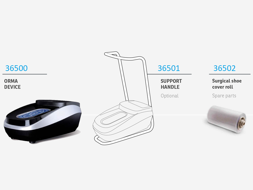 DISPOSITIF D'ISOLEMENT DES CHAUSSURES ORMA