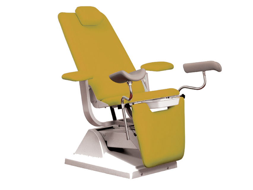 CHAIR GYNECOLOGIC GYNEX with support roller - orange