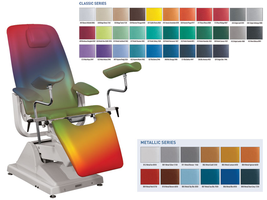 FAUTEUIL GYNÉCOLOGIQUE PROFESSION. GYNEX-couleur sur demande