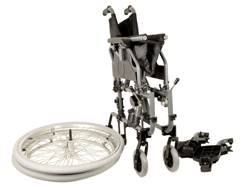 FAUTEUIL ROULANT PLIANT EN ALUMINIUM KING