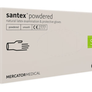 SANTEX LATEX GLOVES - PRE-POWDERED - small