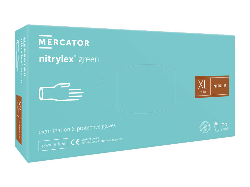 GANTS NITRILE NITRYLEX LIGHT GREEN - extra-grands