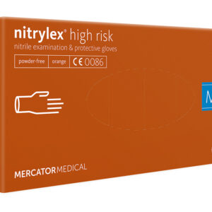 NITRILE GLOVES NITRYLEX ORANGE - medium