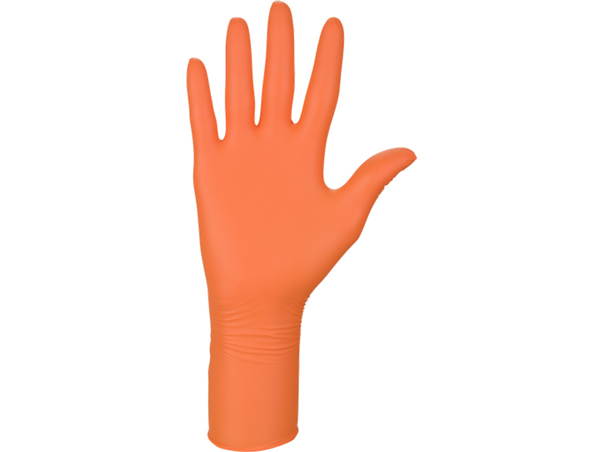 GANTS NITRILE NITRYLEX ORANGE - petits
