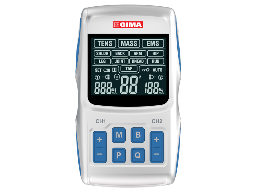 GIMA-THER TENS/EMS - 2 canaux - 36 programmes