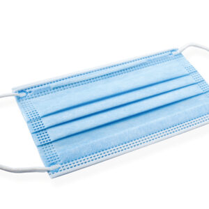 GISAFE MASQUE CHIRURGICAL FILTRANT 98% 3 ÉPAISSEURS type IIR avec élastiques - adultes - bleu clair - boîte