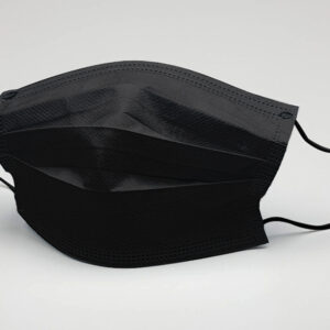 GISAFE MASQUE CHIRURGICAL FILTRANT 98% 3 ÉPAISSEURS type IIR avec élastiques - adultes - noir - boîte