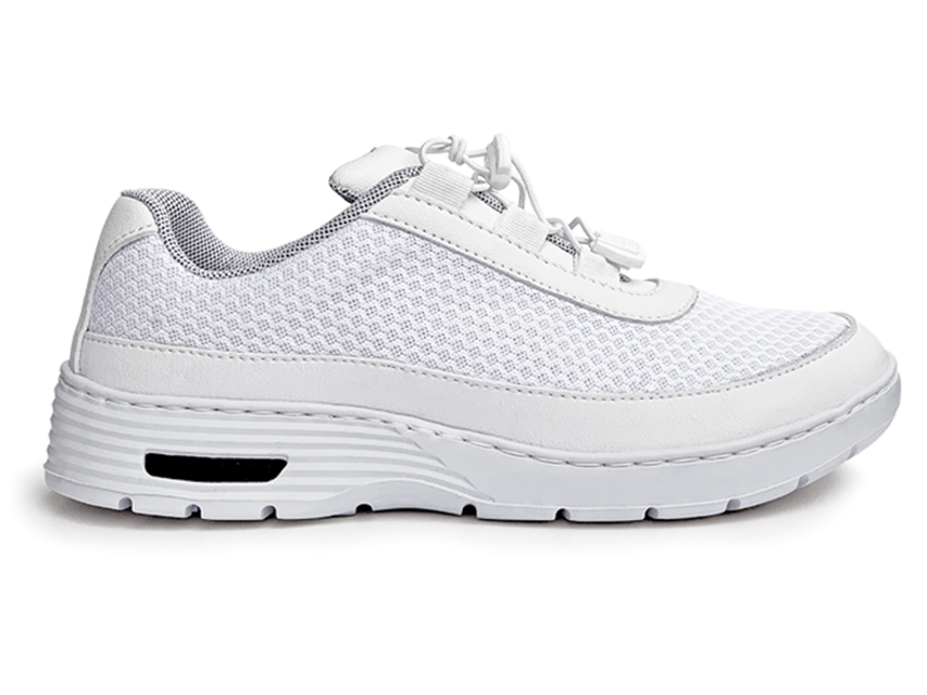 HF100 SNEAKERS PROFESSIONNELLES - 44 - lacets - blanches