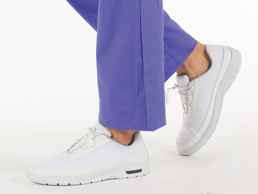 HF100 SNEAKERS PROFESSIONNELLES - 44 - lacets - blanches