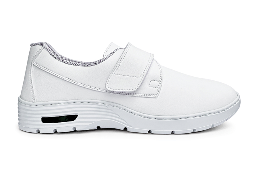 HF200 SNEAKERS PROFESSIONNELLES - 34 - bande velcro - blanches