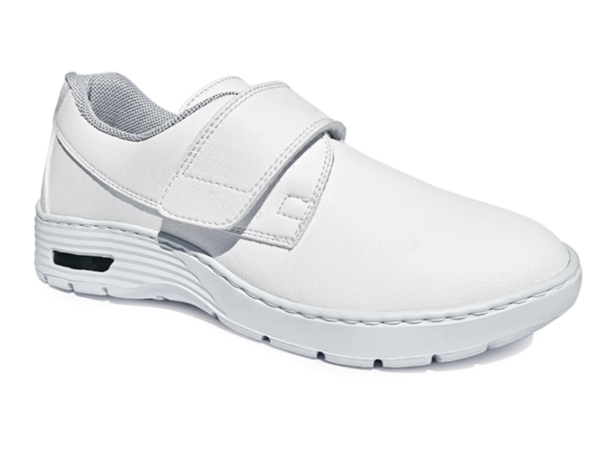 HF200 SNEAKERS PROFESSIONNELLES - 34 - bande velcro - blanches