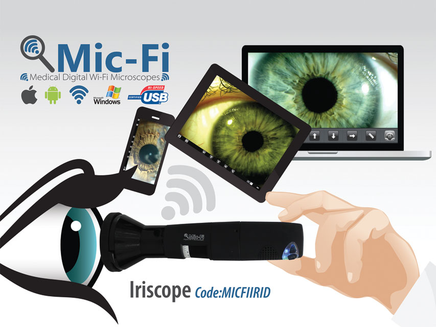 IRIDOSCOPE Wi-Fi et USB MIC