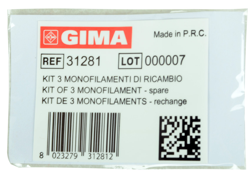 KIT OF 3 MONOFILAMENTS - spare