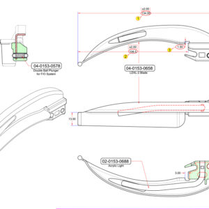 LAME F.O. Mc INTOSH À USAGE UNIQUE N° 3 - adultes