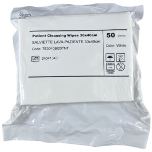 WIPES ABSORBENT FOR CLEANING OF THE PATIENT