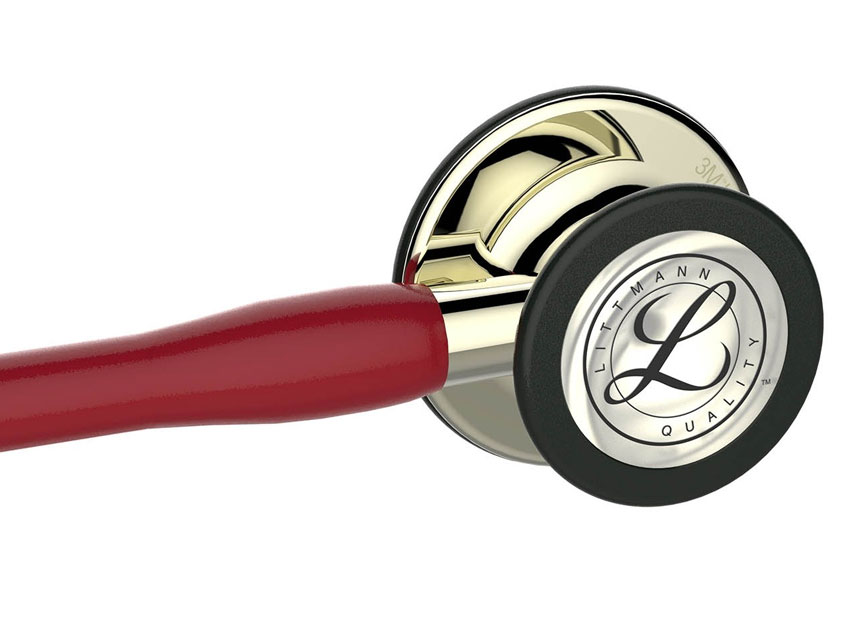 LITTMANN CARDIOLOGY IV - 6176 - burgundy - champagne finish