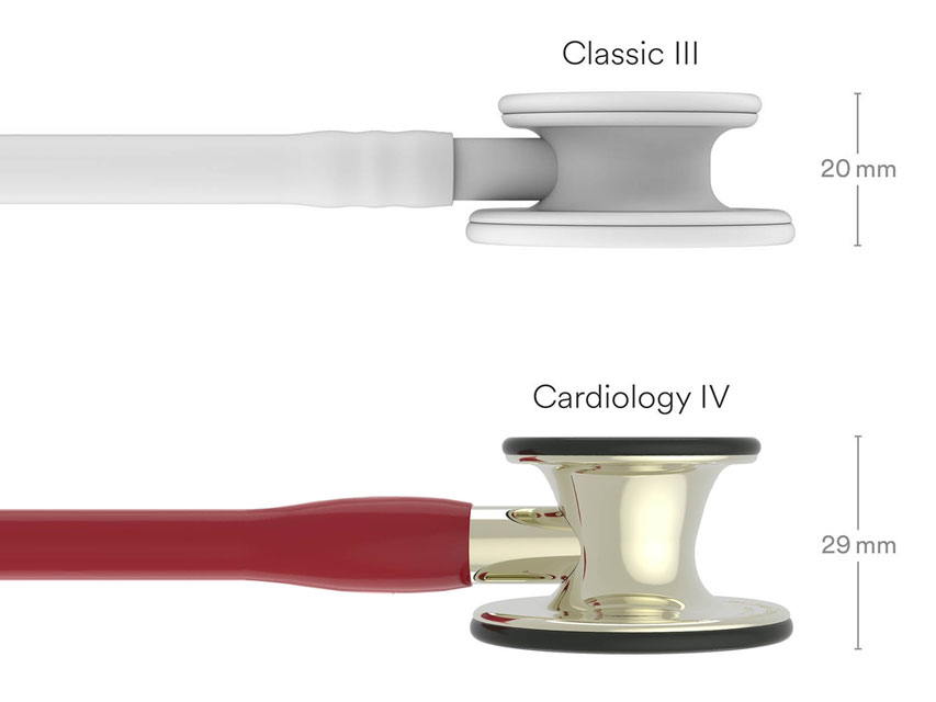 LITTMANN CARDIOLOGY IV - 6176 - burgundy - champagne finish