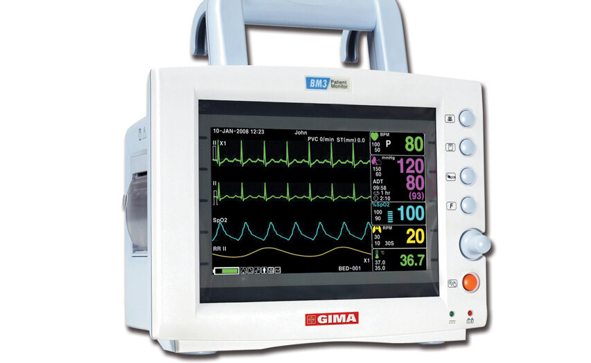 MONITEUR VÉTÉRINAIRE MULTIPARAMÈTRES GIMA BM3 - Prix Moniteur Multiparamétrique Vétérinaire